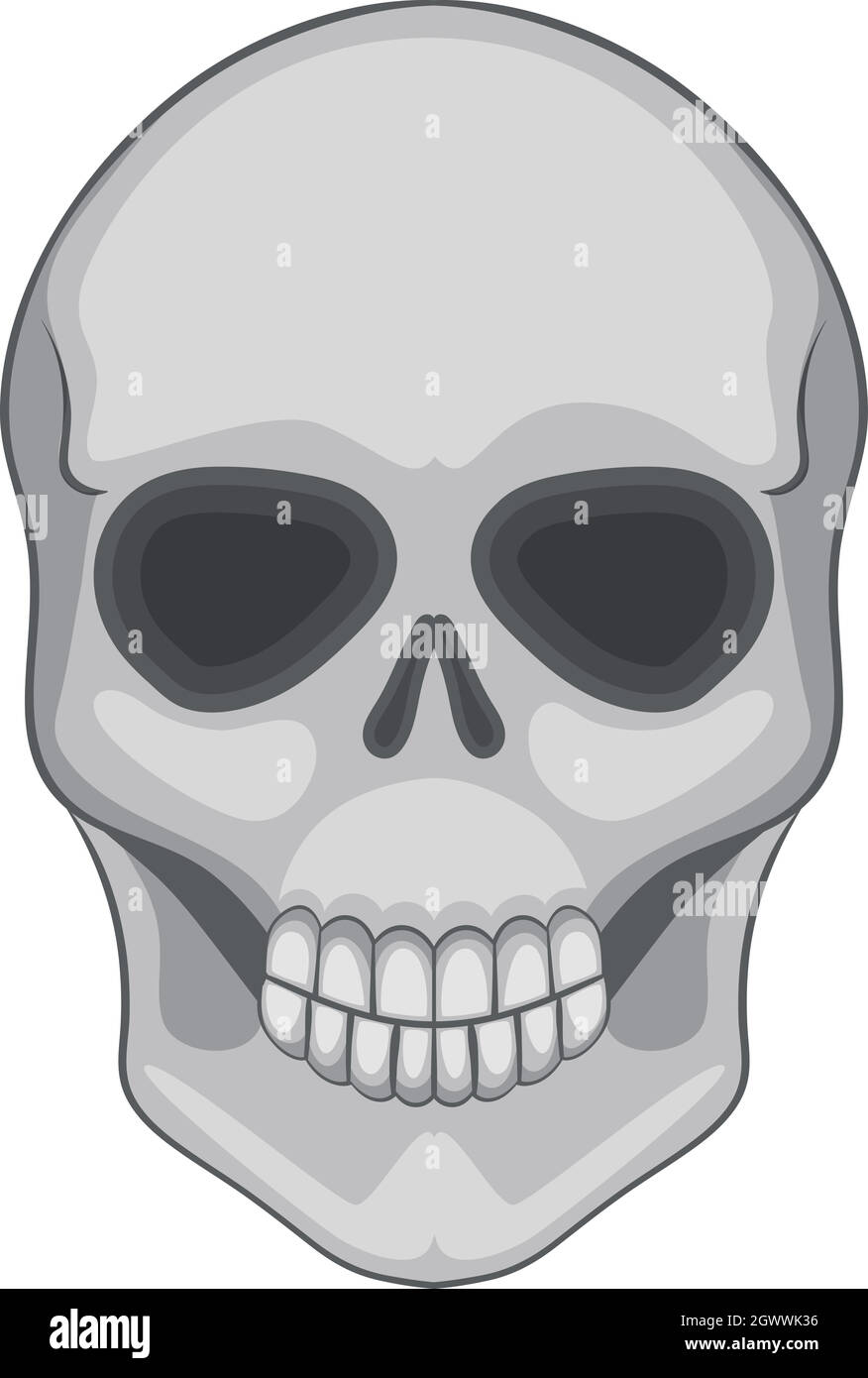 Cartoon skull Stock Vector Images - Alamy