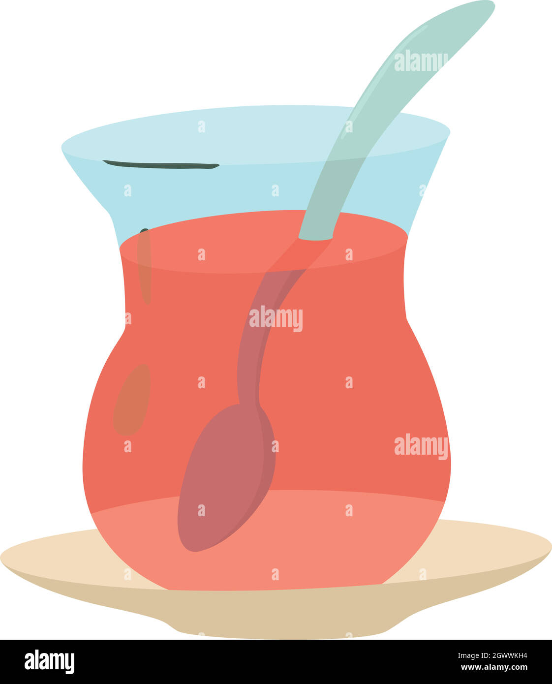 Cold tea icon, cartoon style Stock Vector Image & Art - Alamy