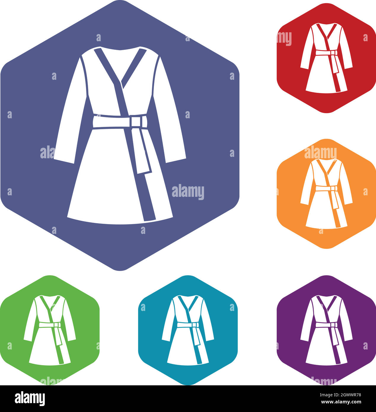 Robe belt Stock Vector Images - Alamy