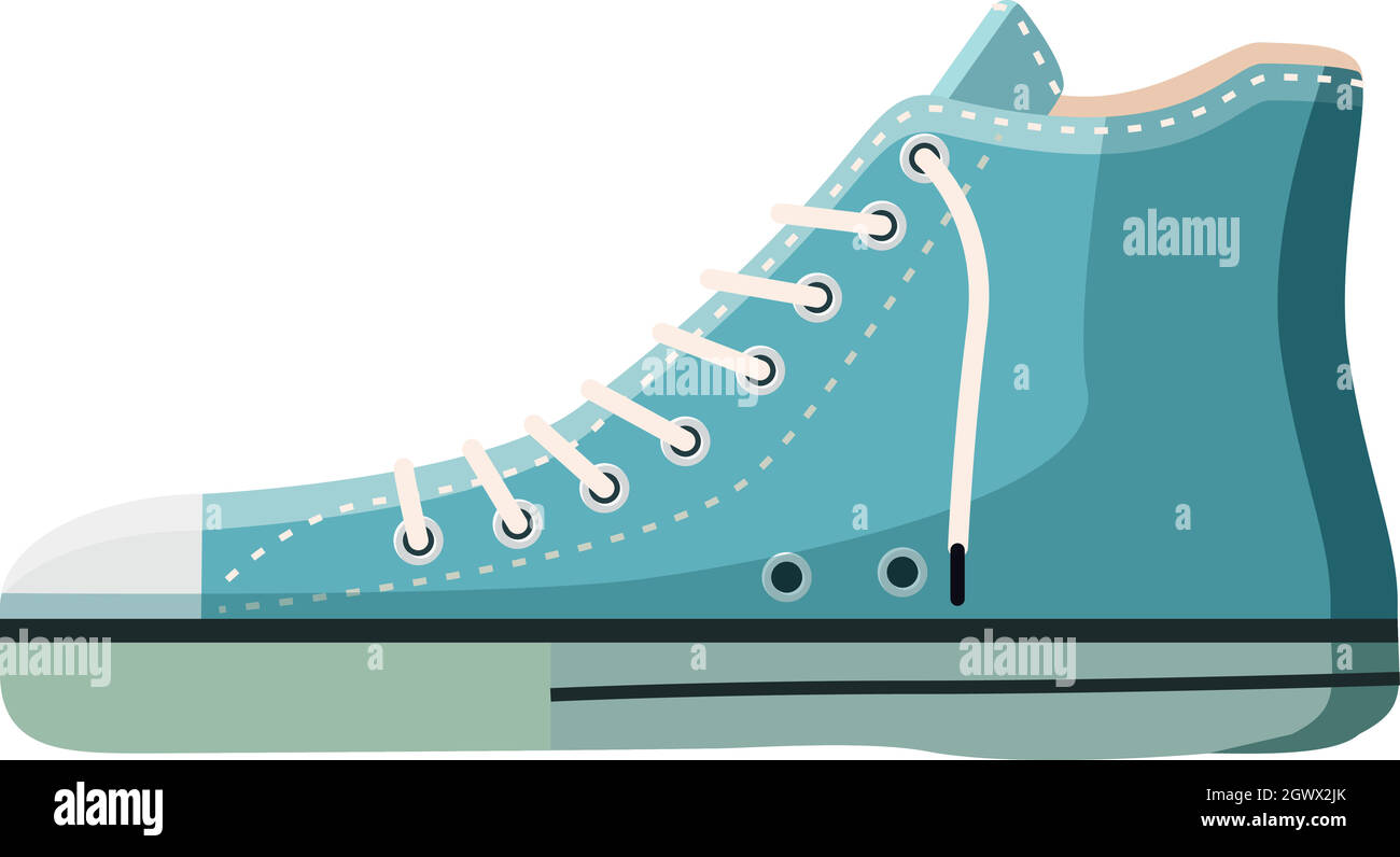 Blue boot icon, cartoon style Stock Vector Image & Art Alamy