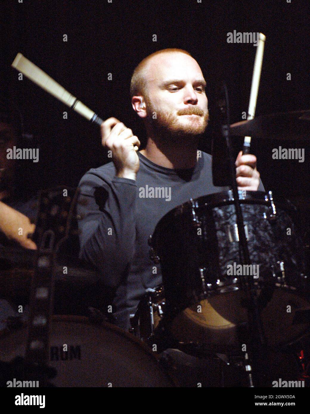 Drummer Will Champion, of Coldplay performs as they promote their fifth  studio album, Mylo Xyloto, released earlier this year, at The O2 Arena,  Greenwich, south London Stock Photo - Alamy