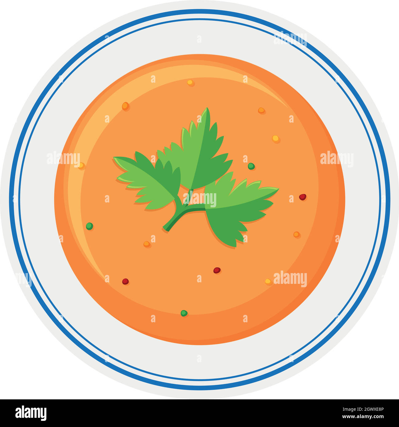 Hot healthy meal Stock Vector Images Alamy
