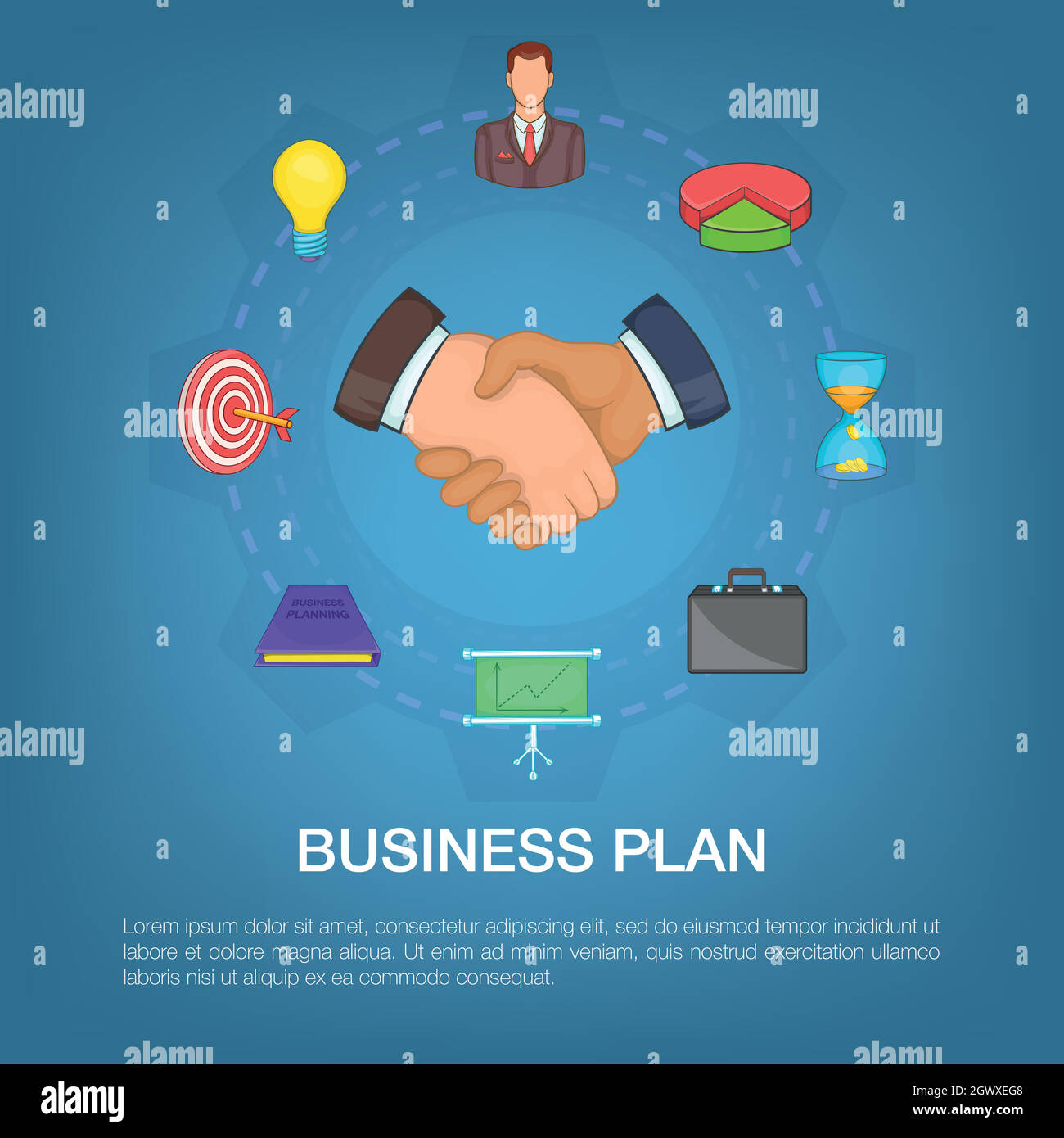 Business strategy plan concept, cartoon style Stock Vector Image & Art -  Alamy