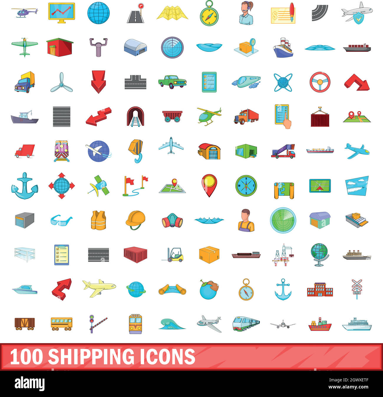 Supply to shipping Stock Vector Images - Alamy