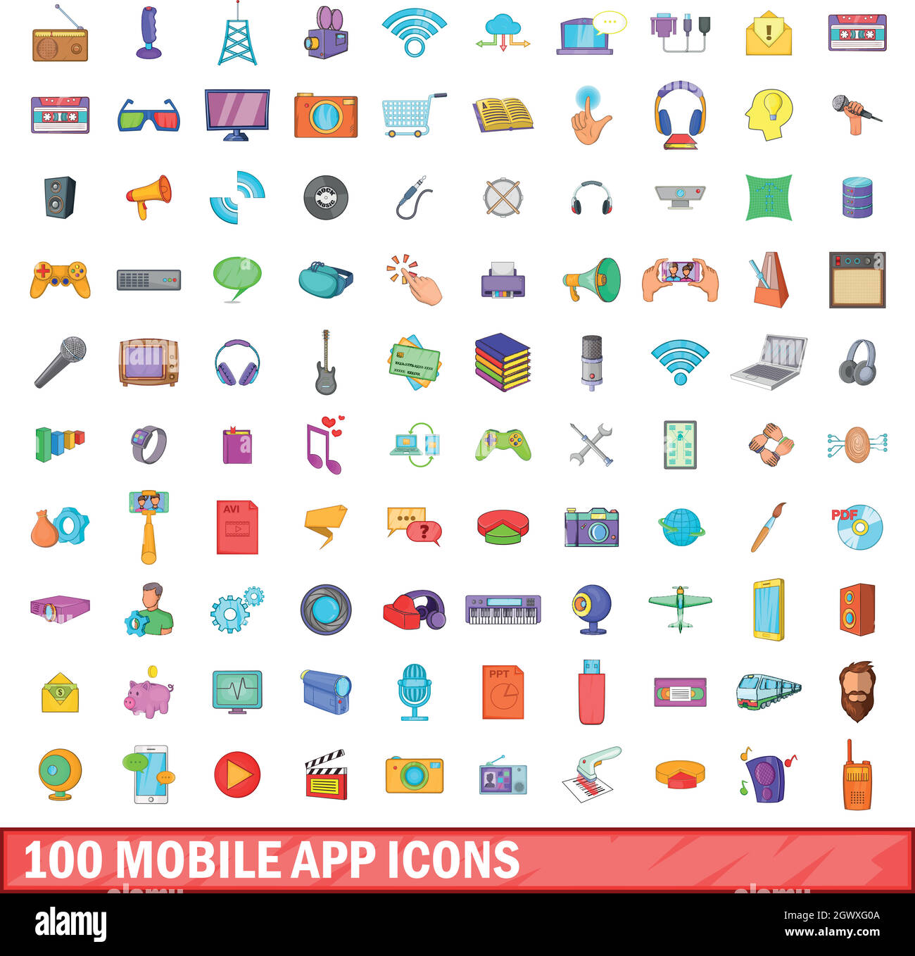 App icons Stock Vector Images - Alamy