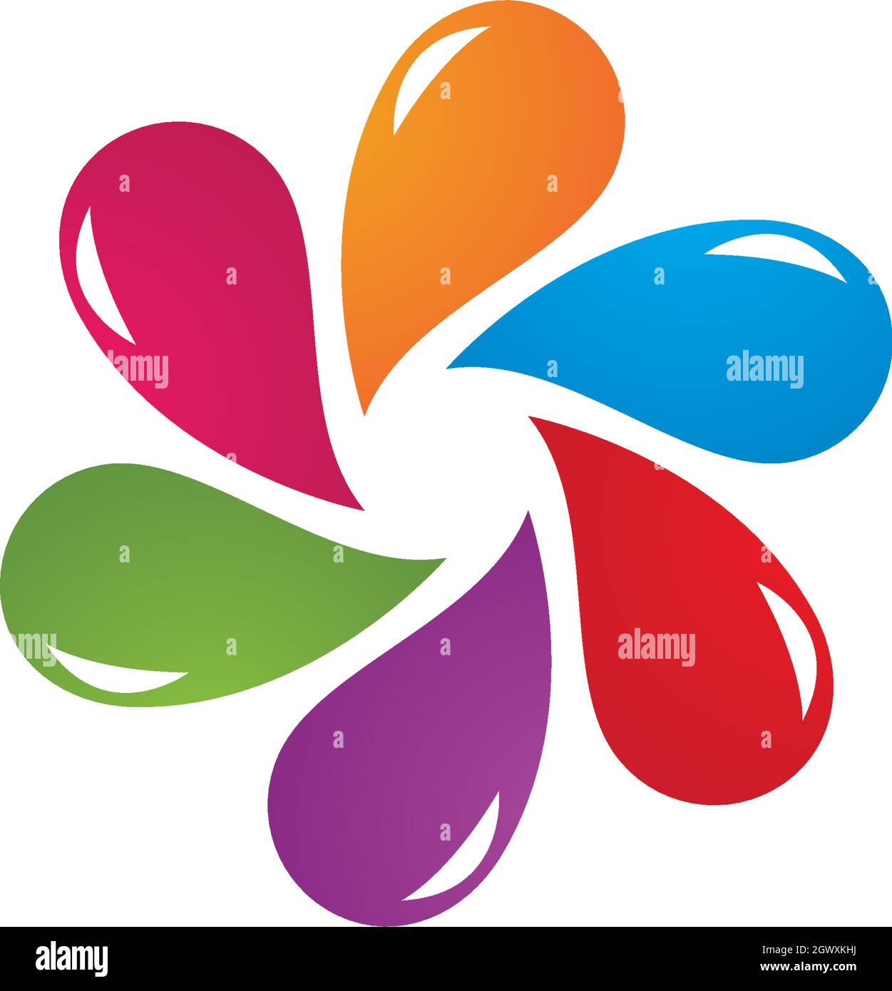 paint logo business vector icon template Stock Vector Image & Art - Alamy