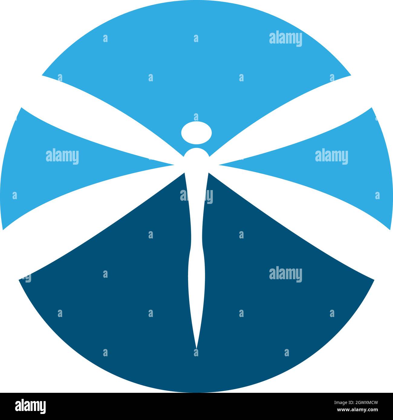 Dragonfly logo template vector icon illustration design Stock Vector