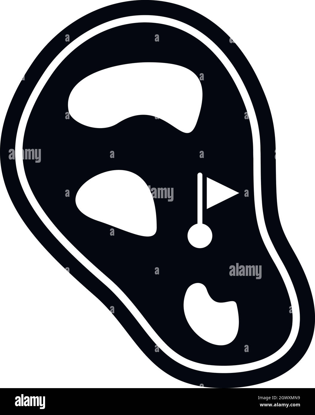 Luxury golf course Stock Vector Images - Alamy