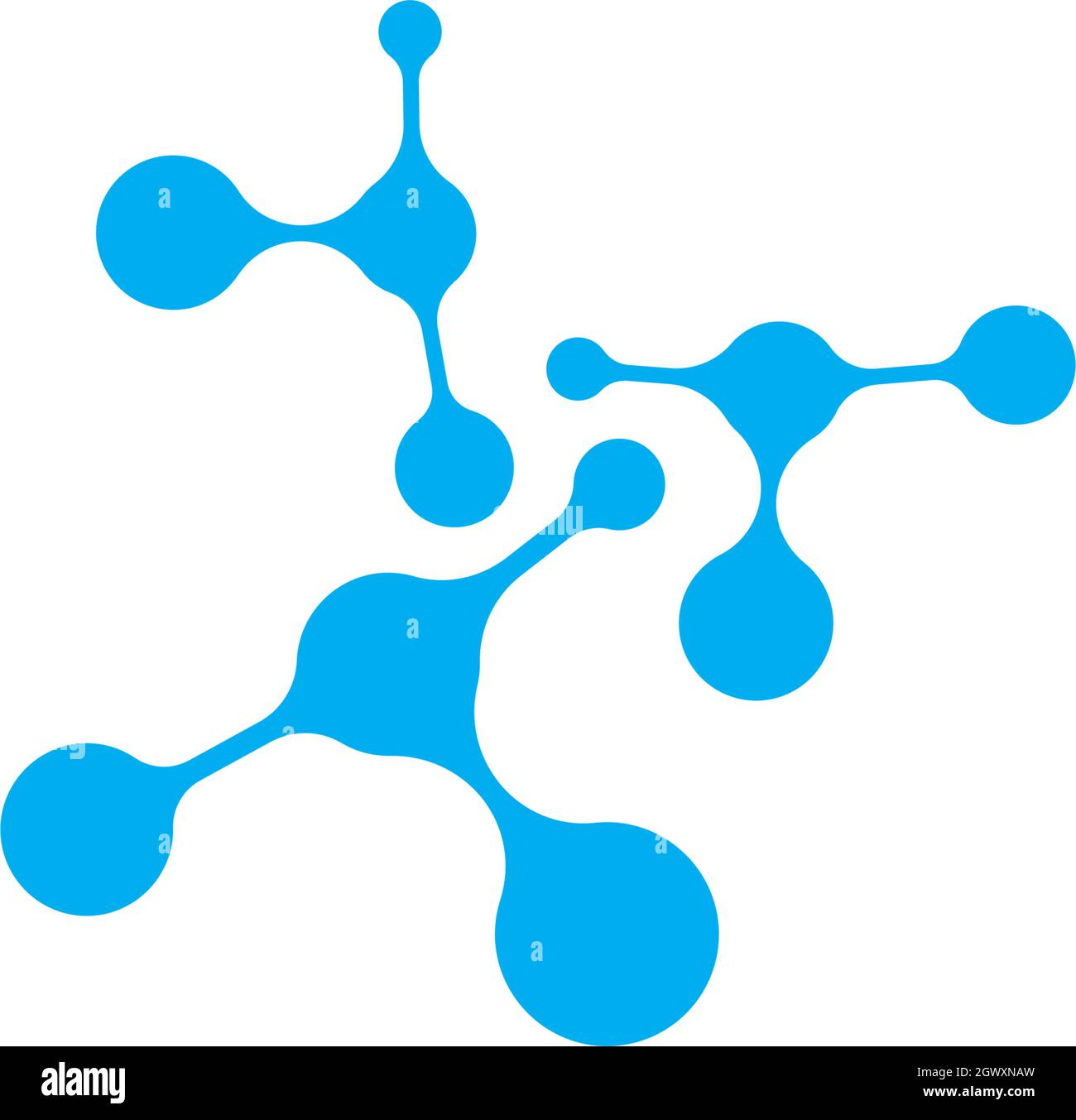 molecule logo vector icon template Stock Vector Image & Art - Alamy