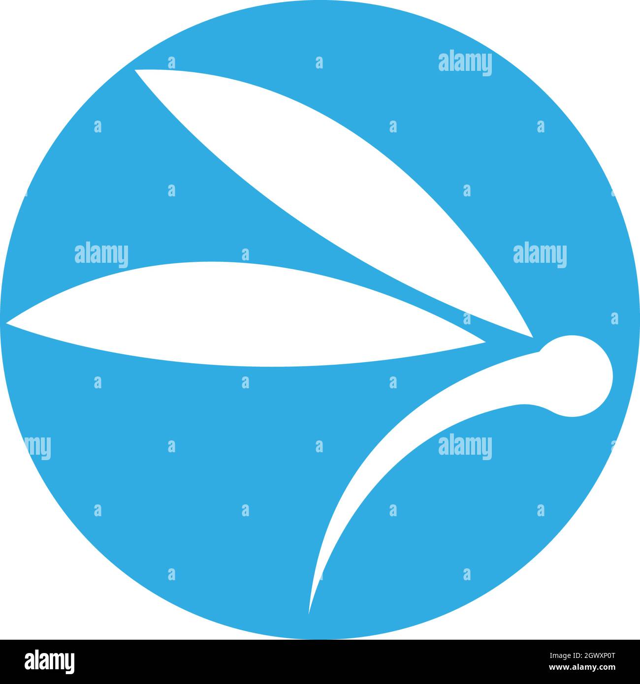 Dragonfly logo template vector icon illustration design Stock Vector