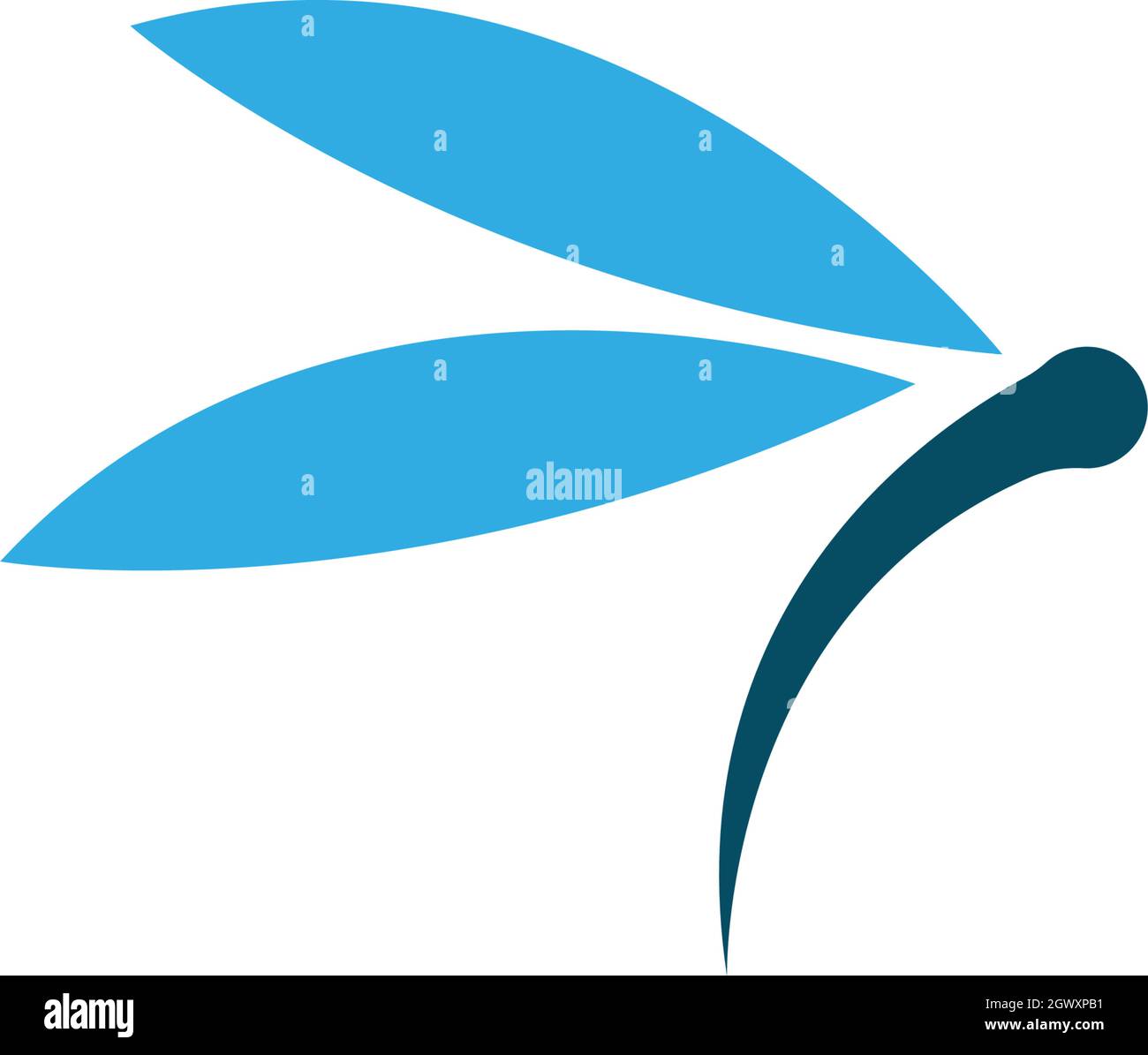 Dragonfly logo template vector icon illustration design Stock Vector
