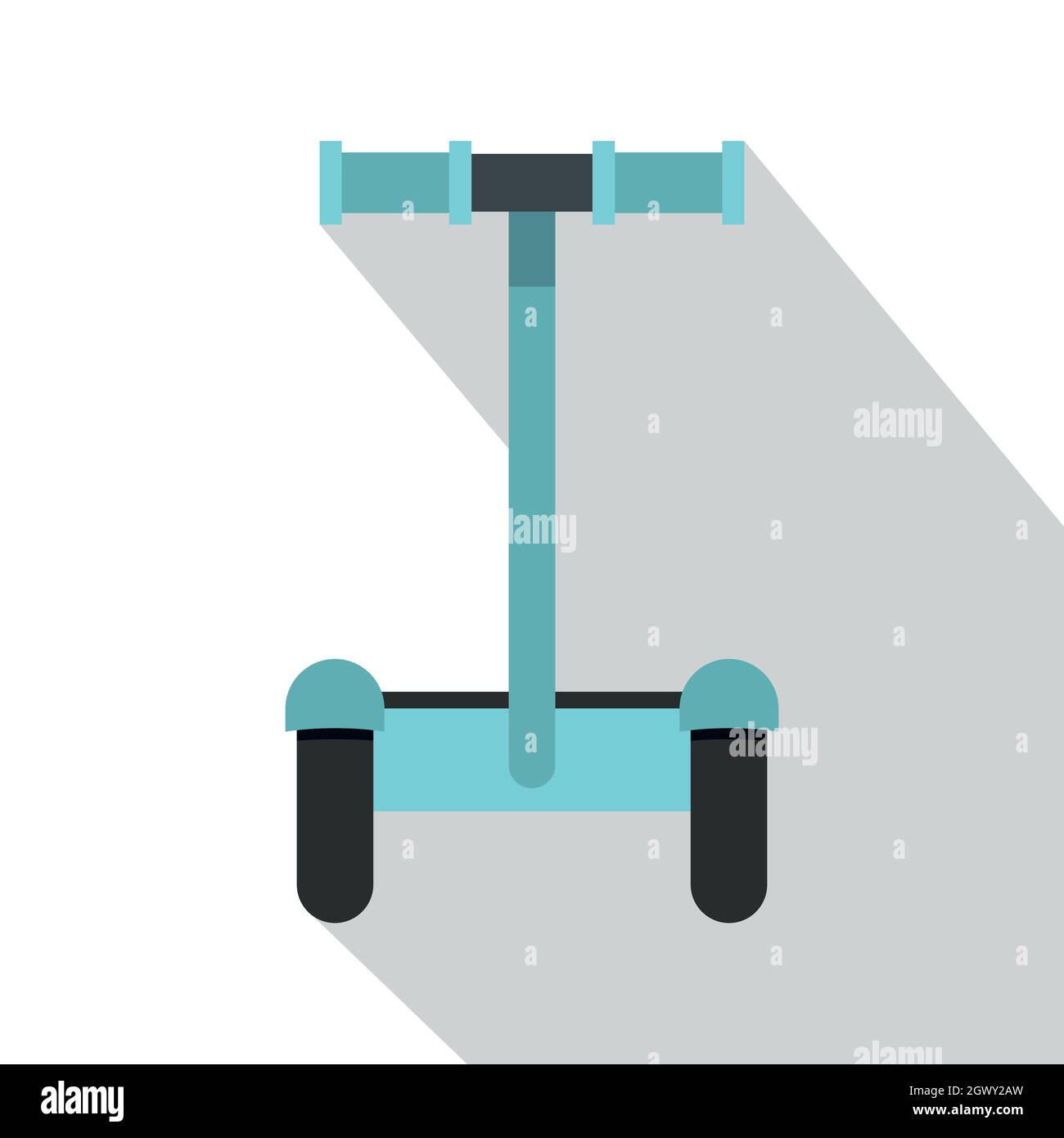 Modern ecological transport icon, flat style Stock Vector