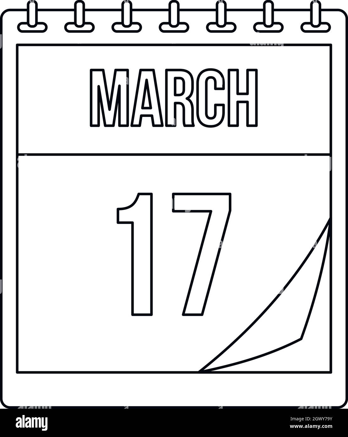 March 17 Stock Vector Images Alamy