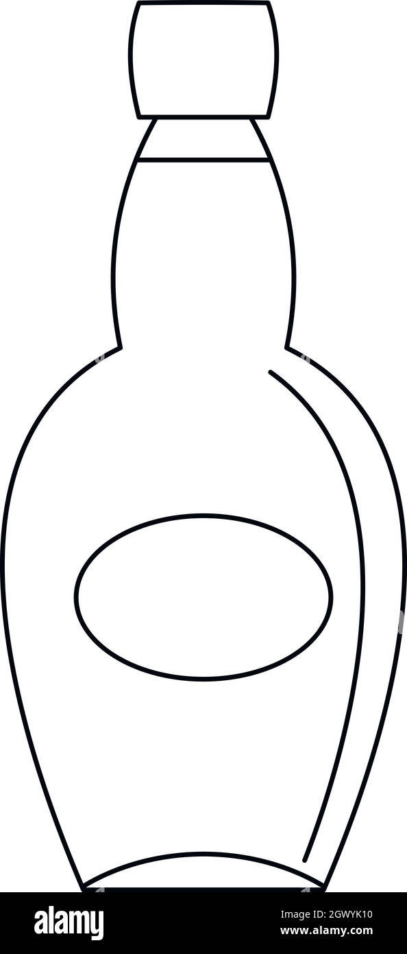 Big bottle icon, outline style Stock Vector Image &amp; Art - Alamy