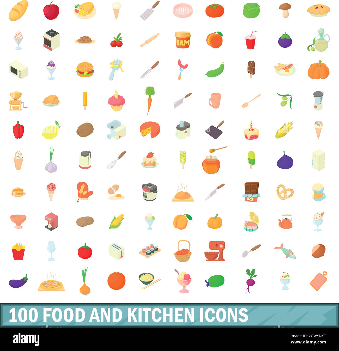 Vintage kitchen design object Stock Vector Images - Alamy