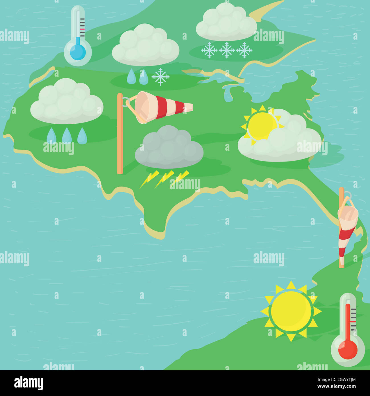 Weather forecast map hi-res stock photography and images - Page 2 - Alamy