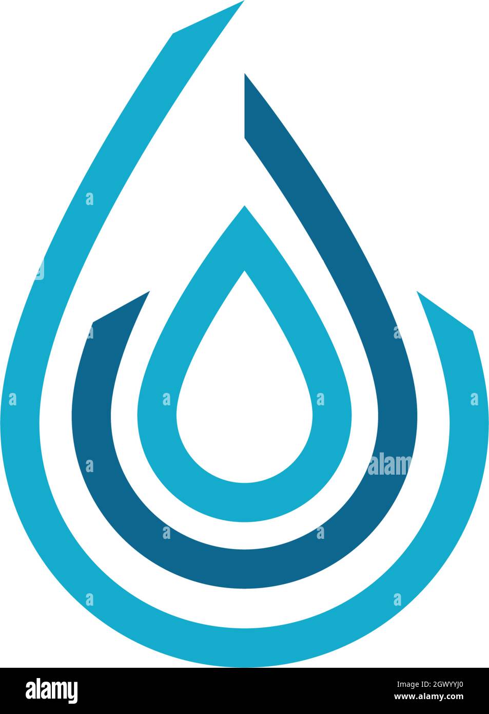 water drop Logo Template vector illustration design Stock Vector Image ...
