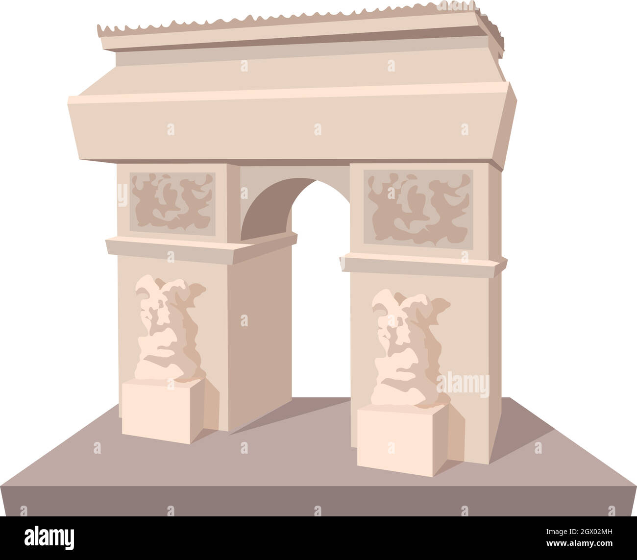 Triumphal arch icon, cartoon style Stock Vector Image & Art - Alamy