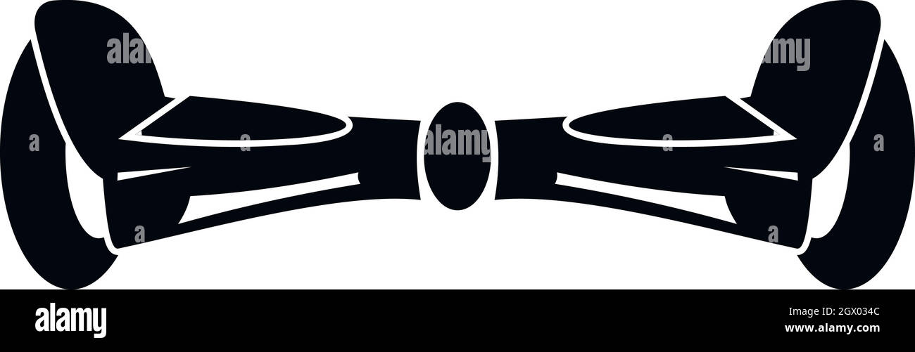 Hoverboard icon, simple style Stock Vector
