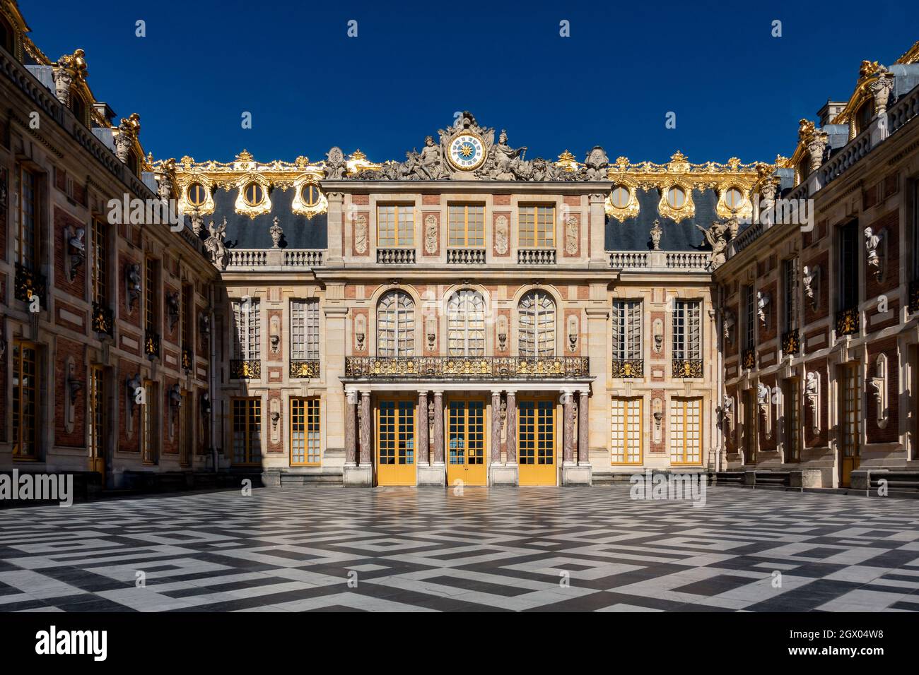 Palace of Versailles in Versailles, France Stock Photo