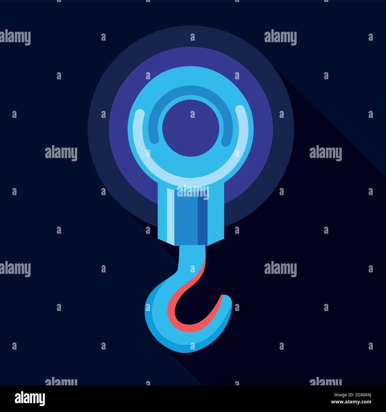 Crane lift cargo Stock Vector Images - Alamy