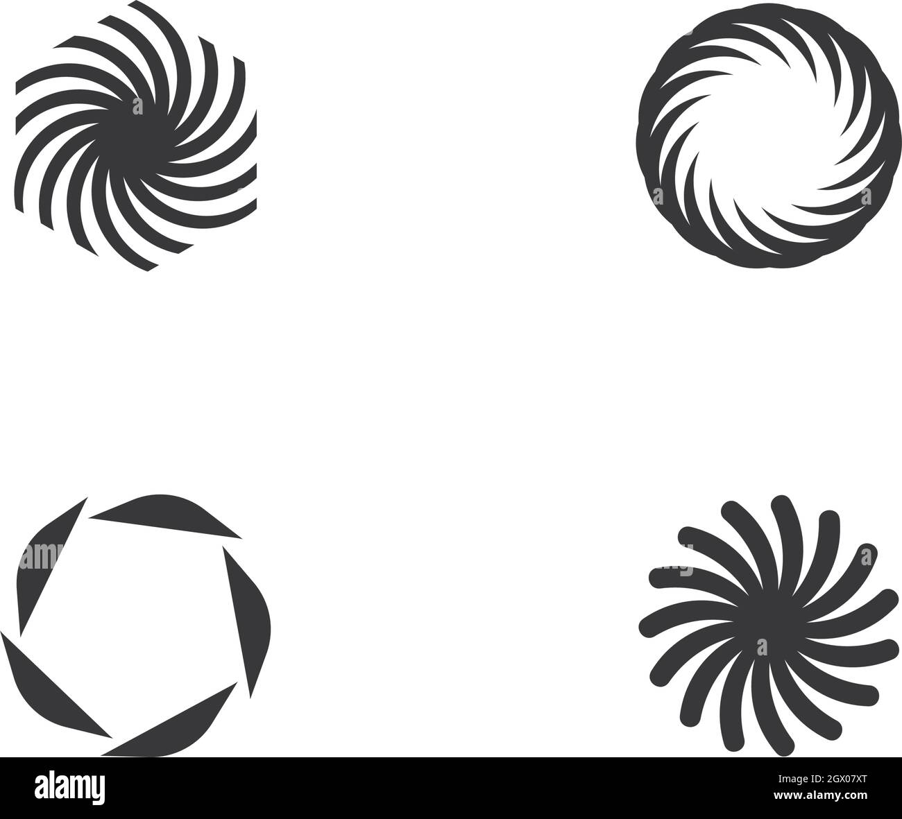 Business logo, vortex, spiral icon vector template Stock Vector Image ...