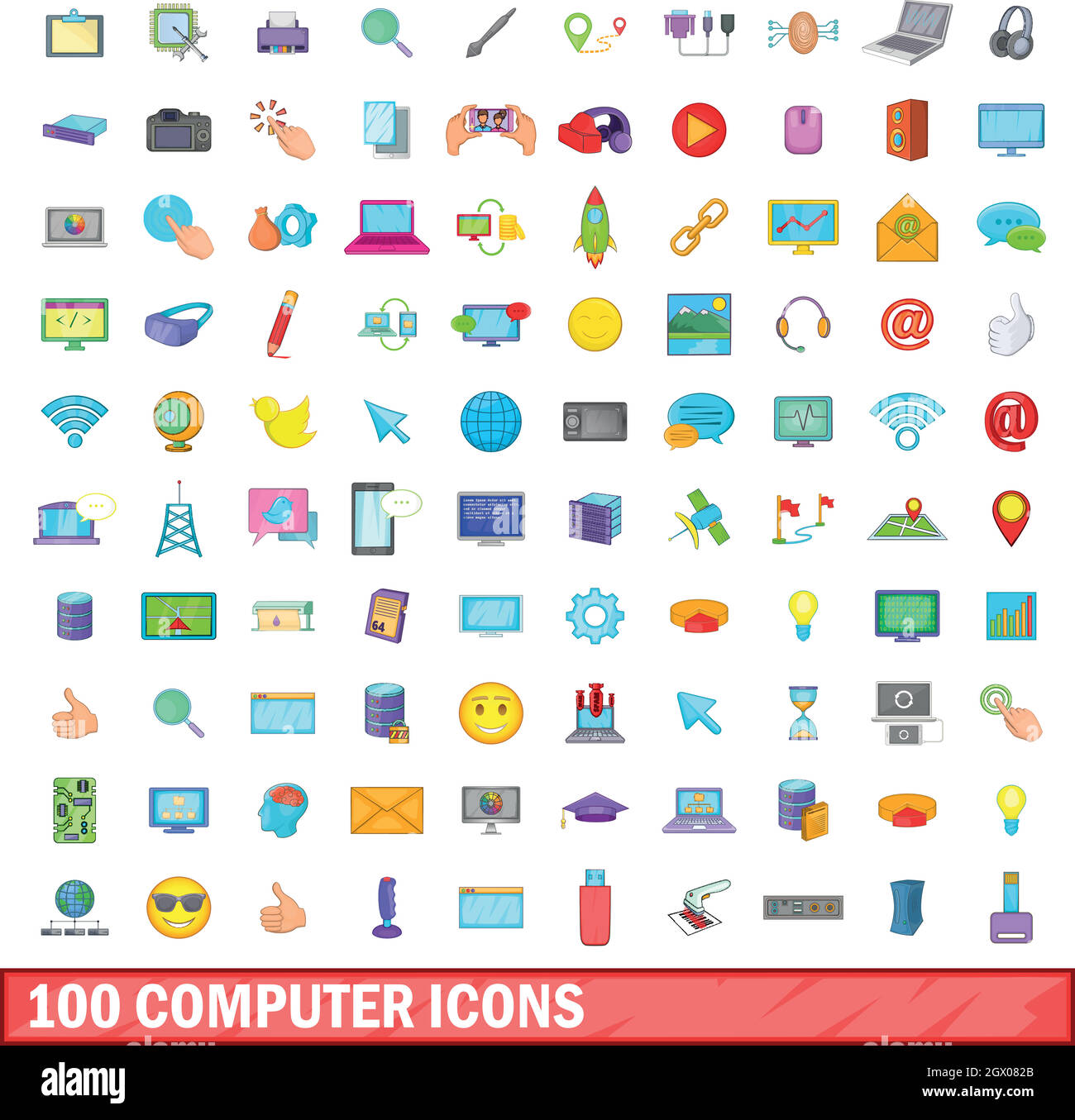 Computer icons hi-res stock photography and images - Alamy