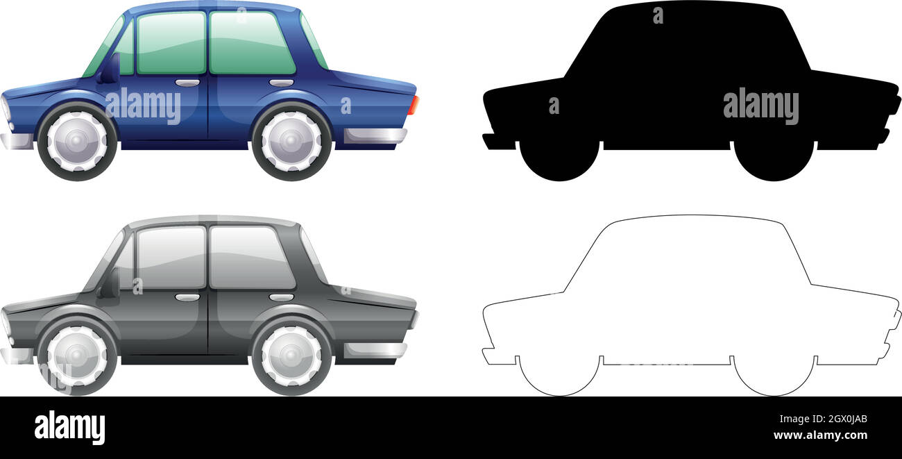 Set of car graphic Stock Vector Image & Art - Alamy