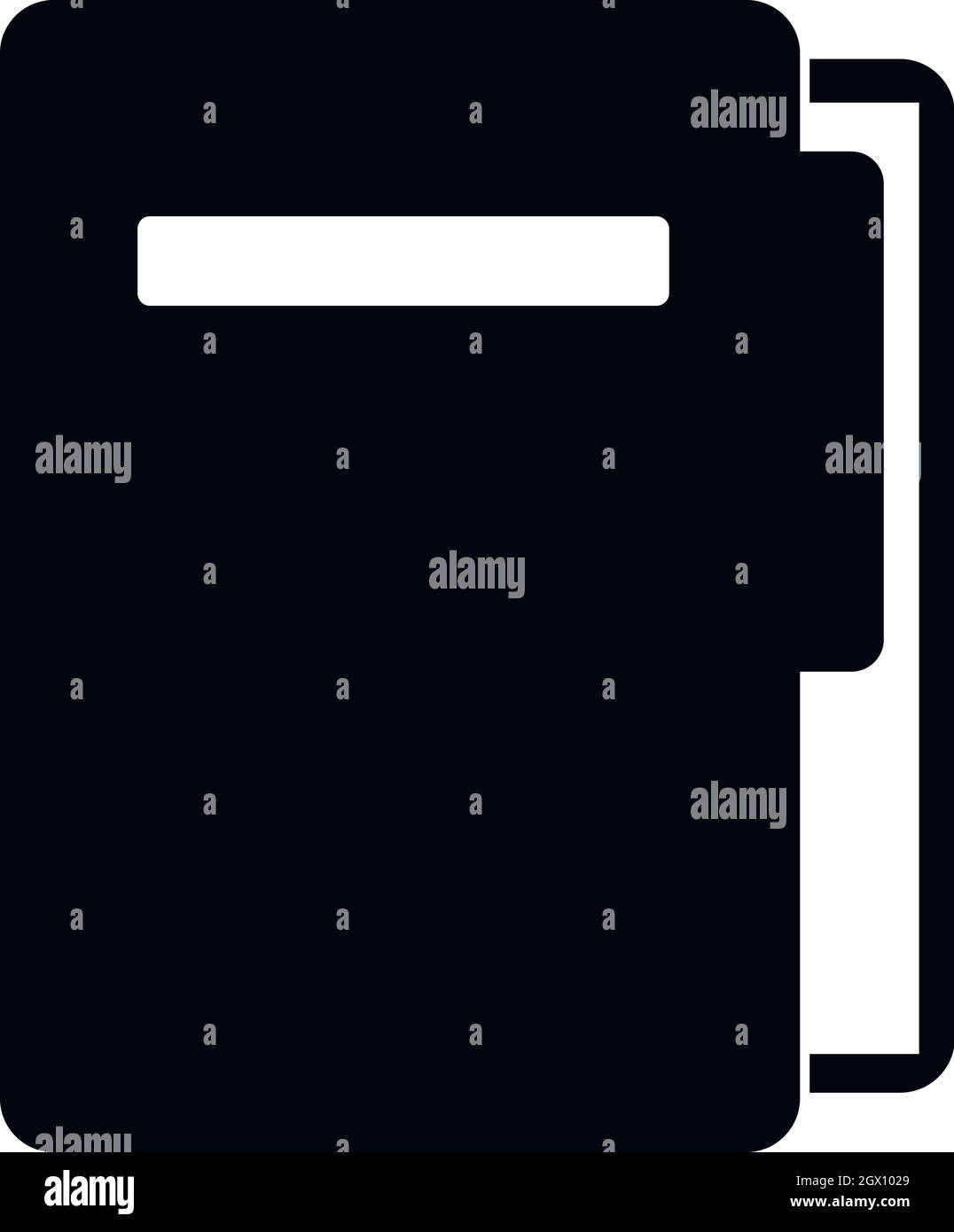 File folder icon, simple style Stock Vector Image & Art - Alamy