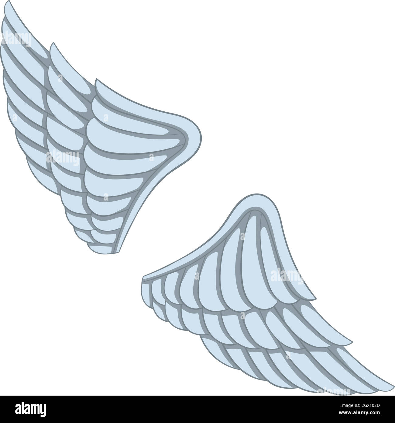 Wings icon, cartoon style Stock Vector Image & Art Alamy