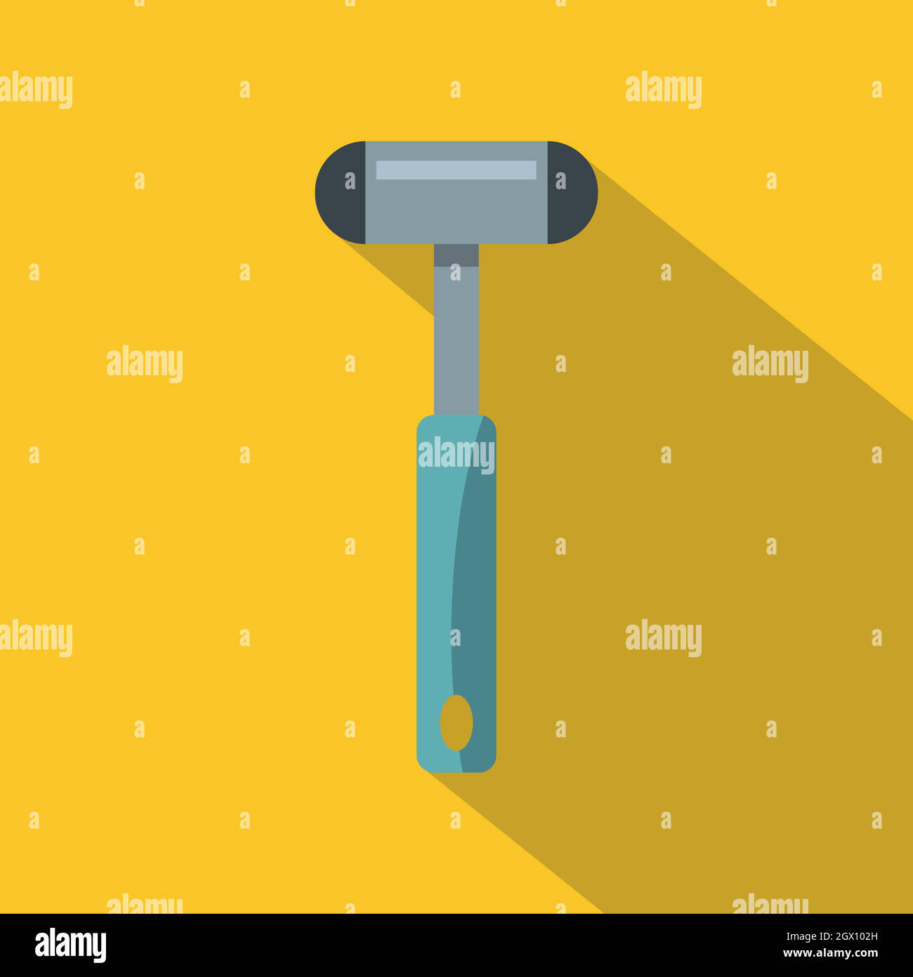 Reflex hammer icon, flat style Stock Vector Image & Art - Alamy