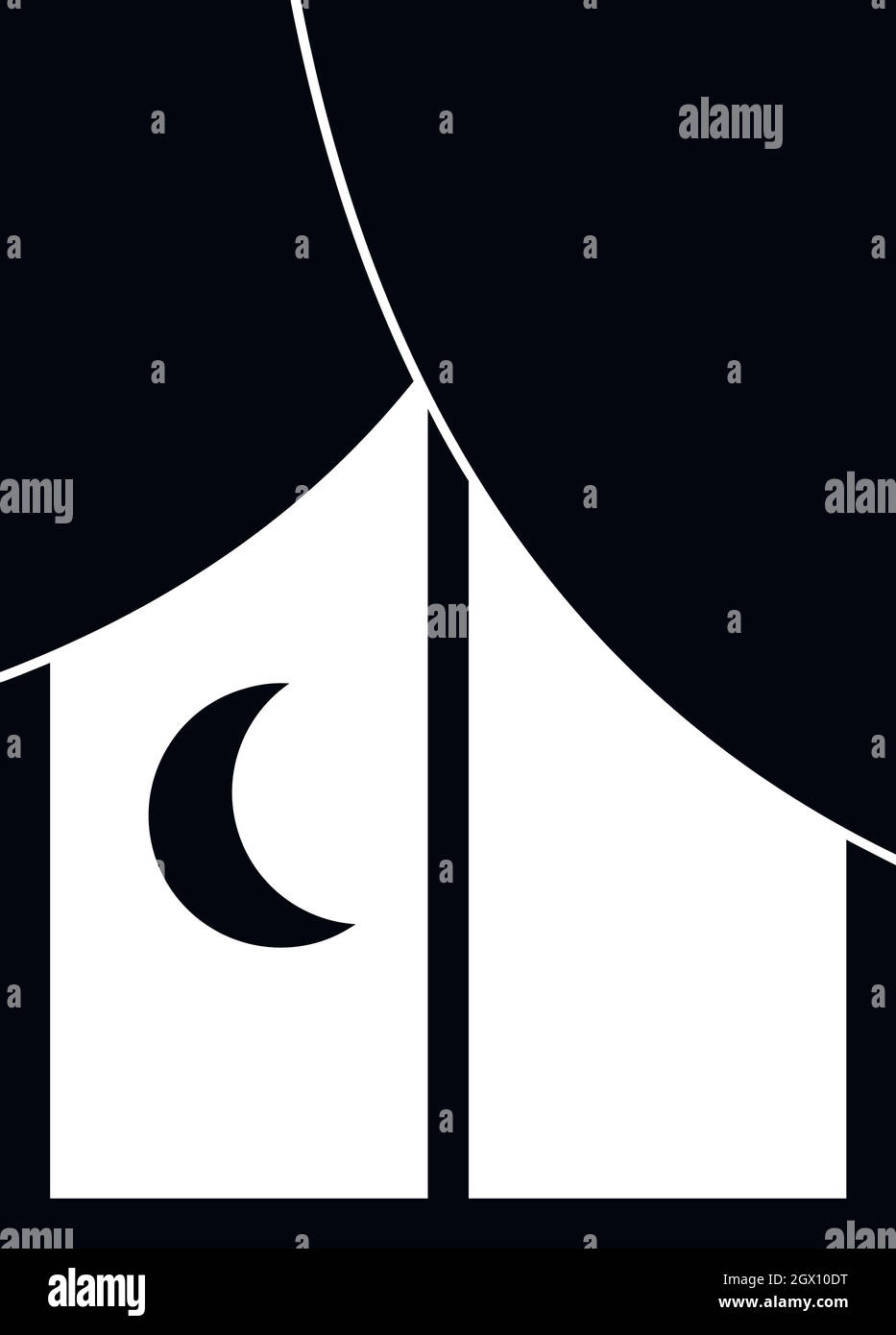 Moon window Stock Vector Images - Alamy