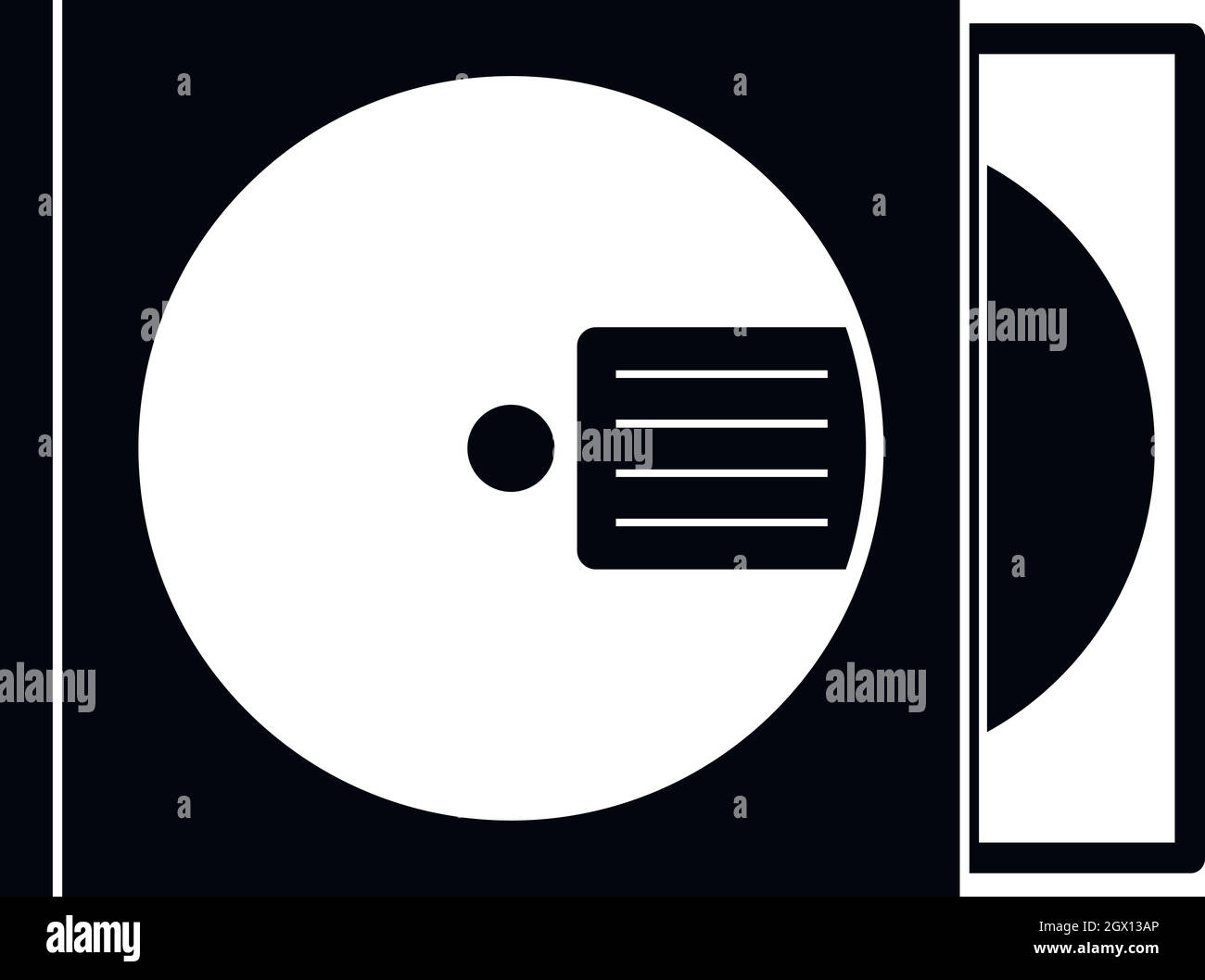 Cd compact disc icon Stock Vector Images Alamy