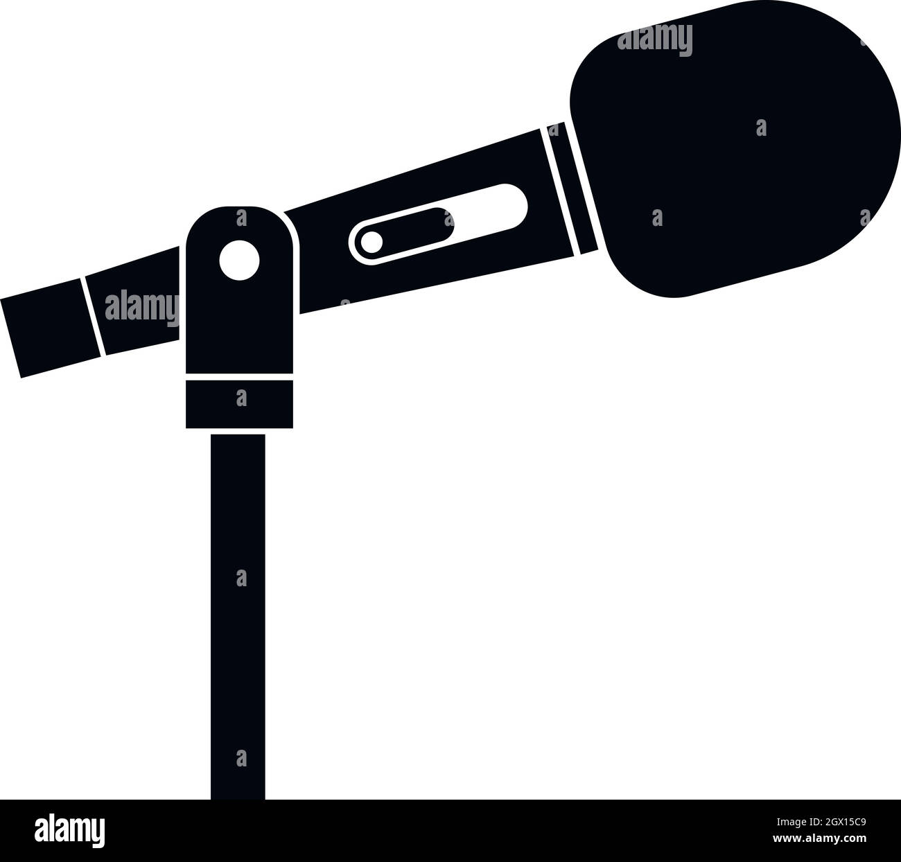 Microphone icon, simple style Stock Vector Image & Art Alamy