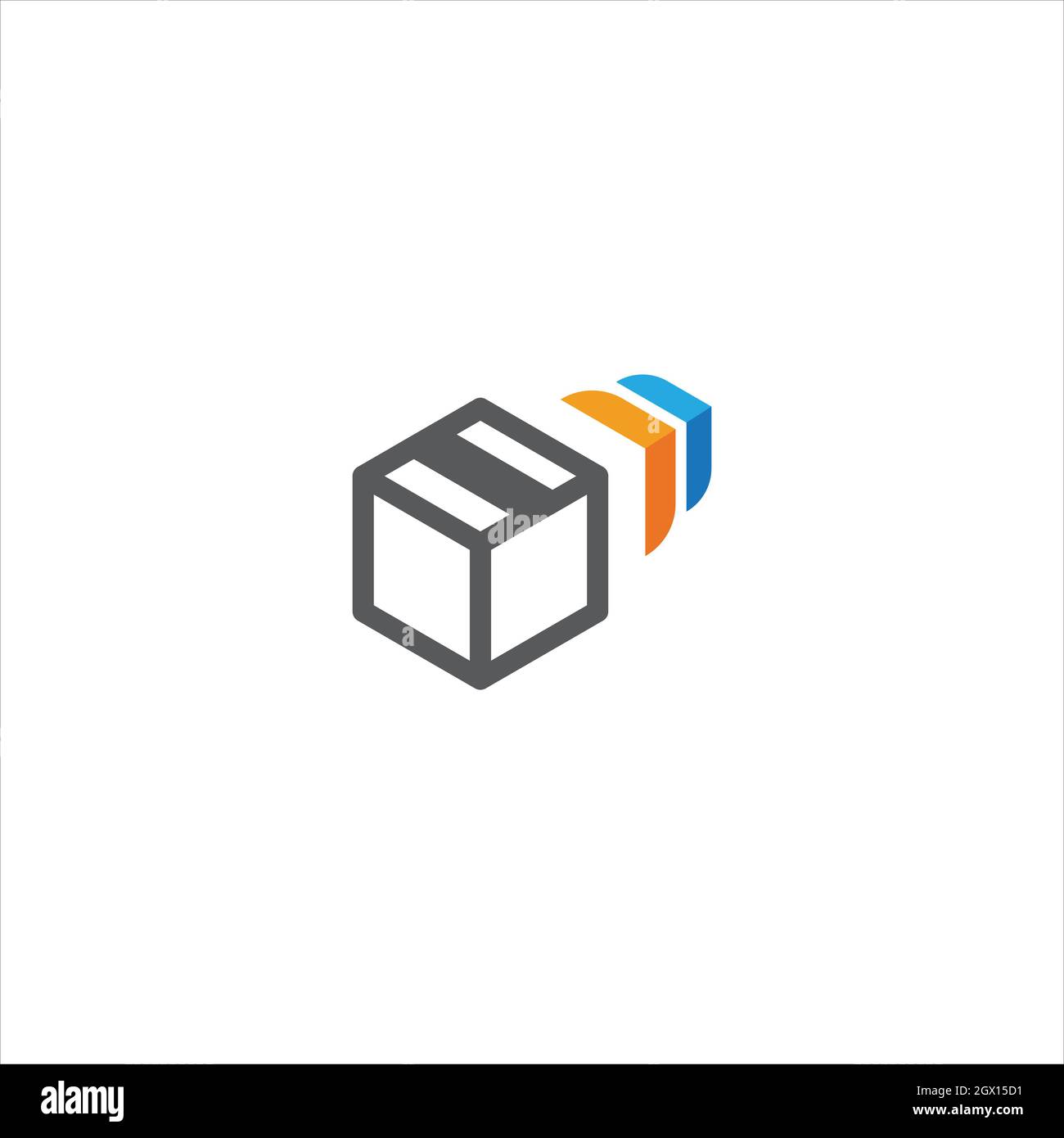Fast shipping delivery truck flat vector icon Stock Photo - Alamy