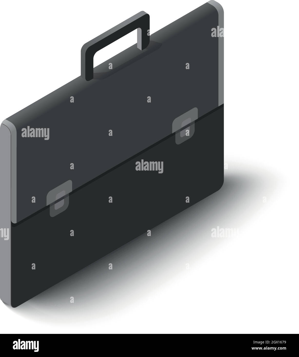Briefcase icon, isometric style Stock Vector