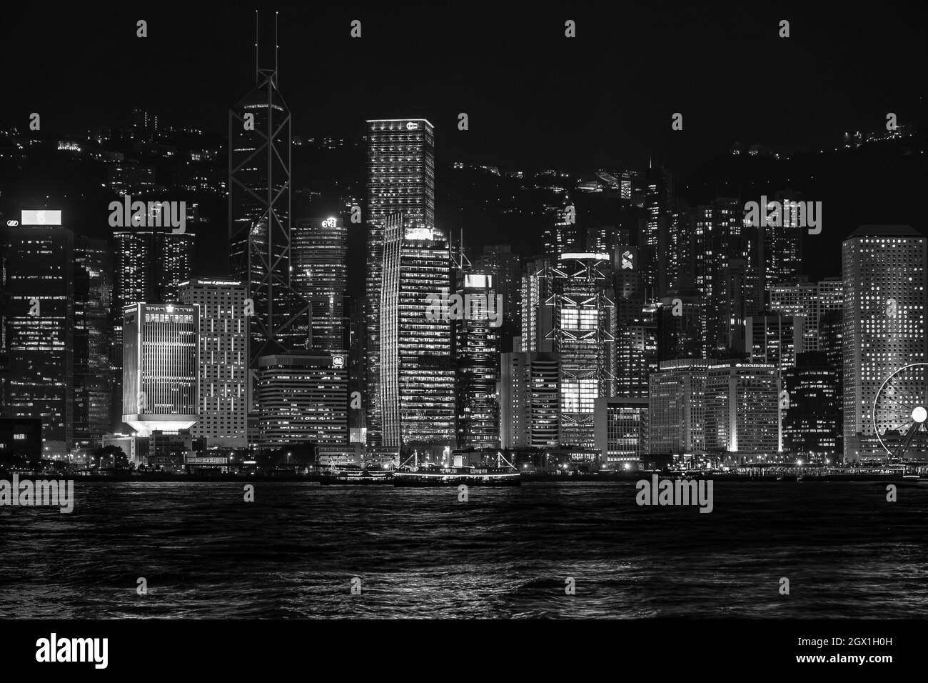 Hong kong high rise buildings Black and White Stock Photos & Images - Alamy