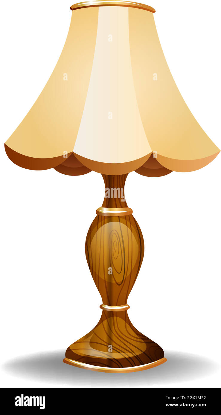 Realistic Lamp Drawing