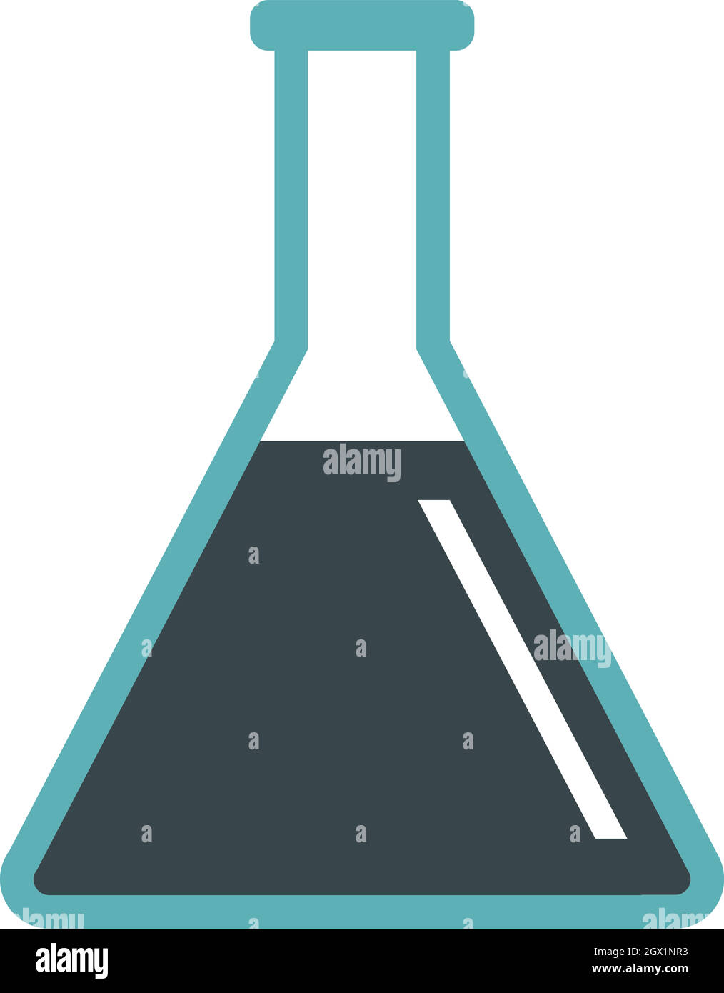 Conical flask Stock Vector Images Alamy