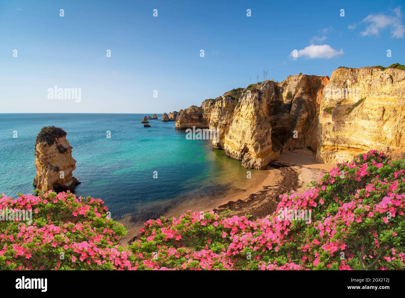 A view of the Algarve Coast, Portugal Stock Photo