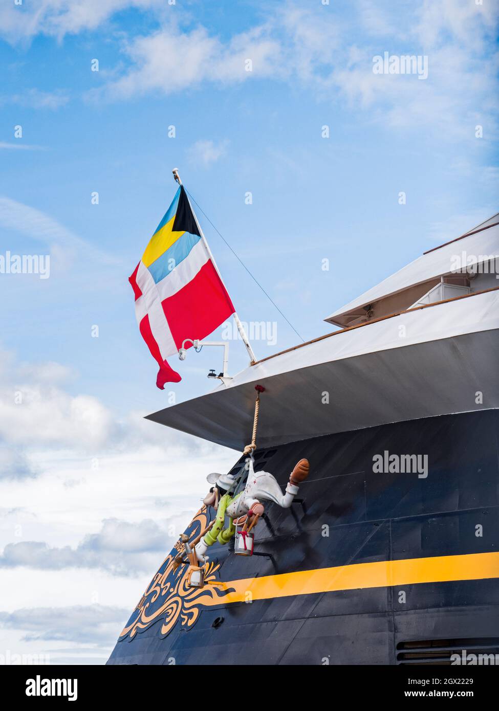 Disney Magic cruise ship close up at Royal Quays, North Shields, UK Stock Photo Alamy