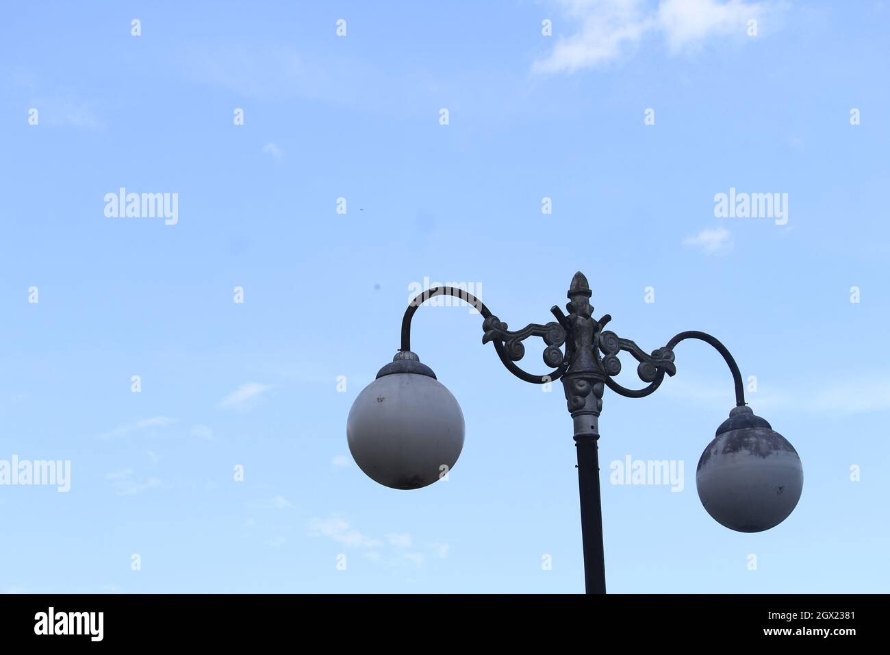 Low Angle View Of Street Light Against Sky Stock Photo