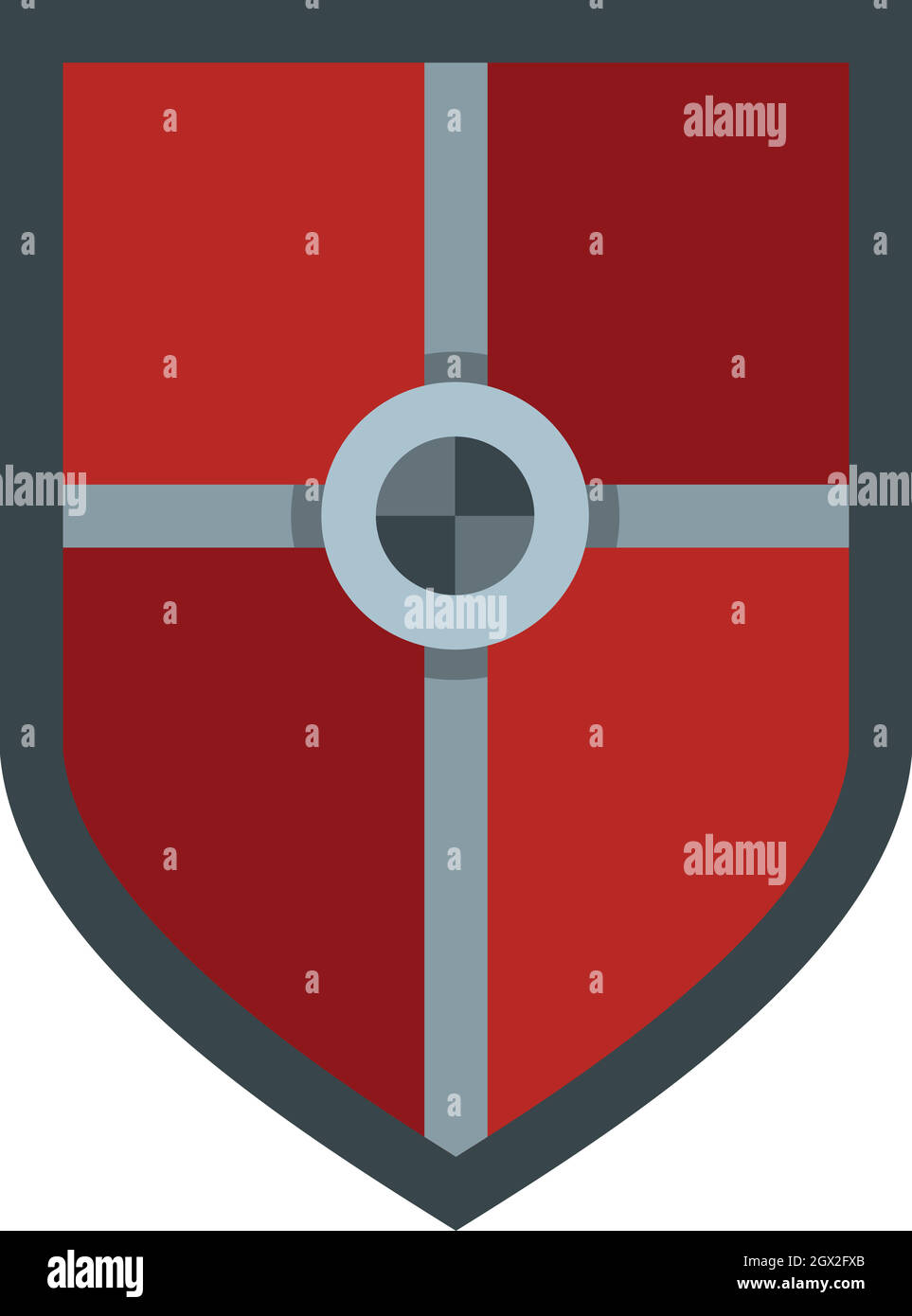 Shield medieval fight Stock Vector Images - Alamy