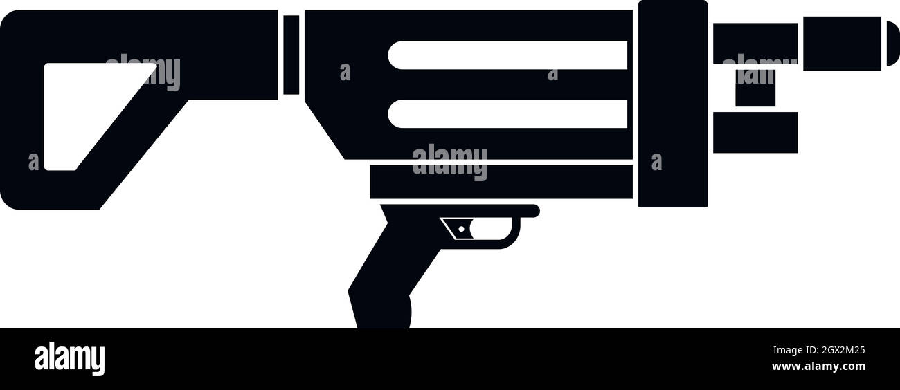 Game gun icon, simple style Stock Vector Image & Art - Alamy