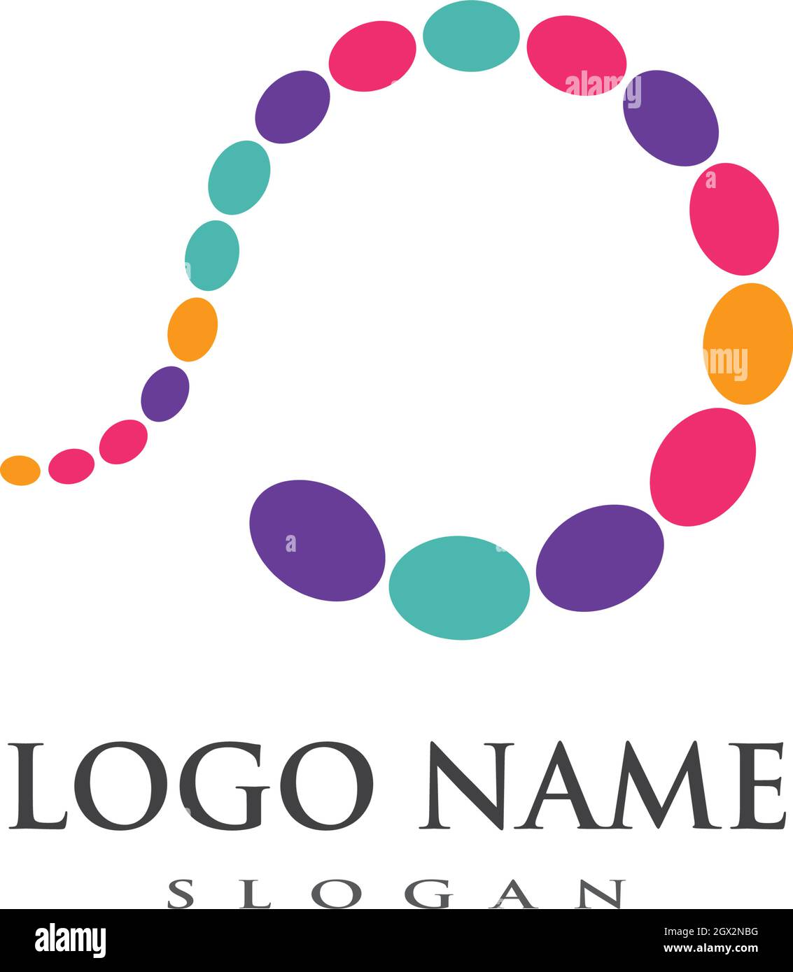molecule infinity ilustration vector Stock Vector