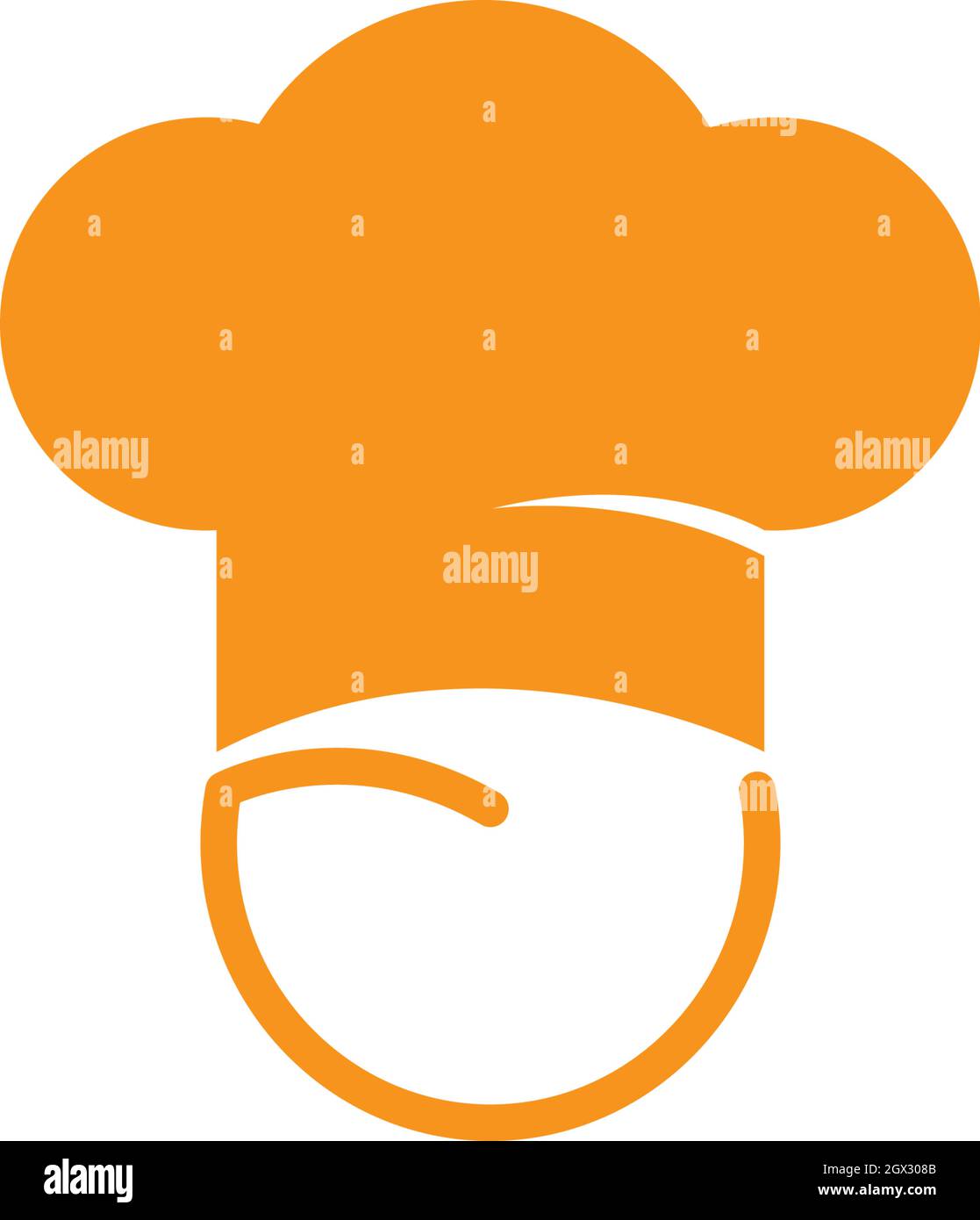 hat chef logo template vector illustration Stock Vector