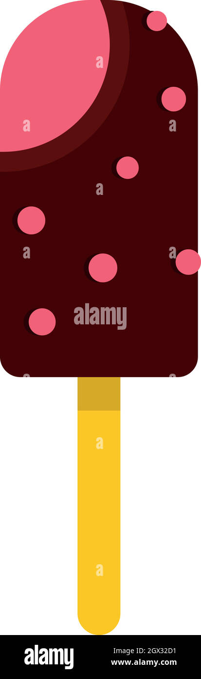 Ice cream icon, flat style Stock Vector Image & Art - Alamy