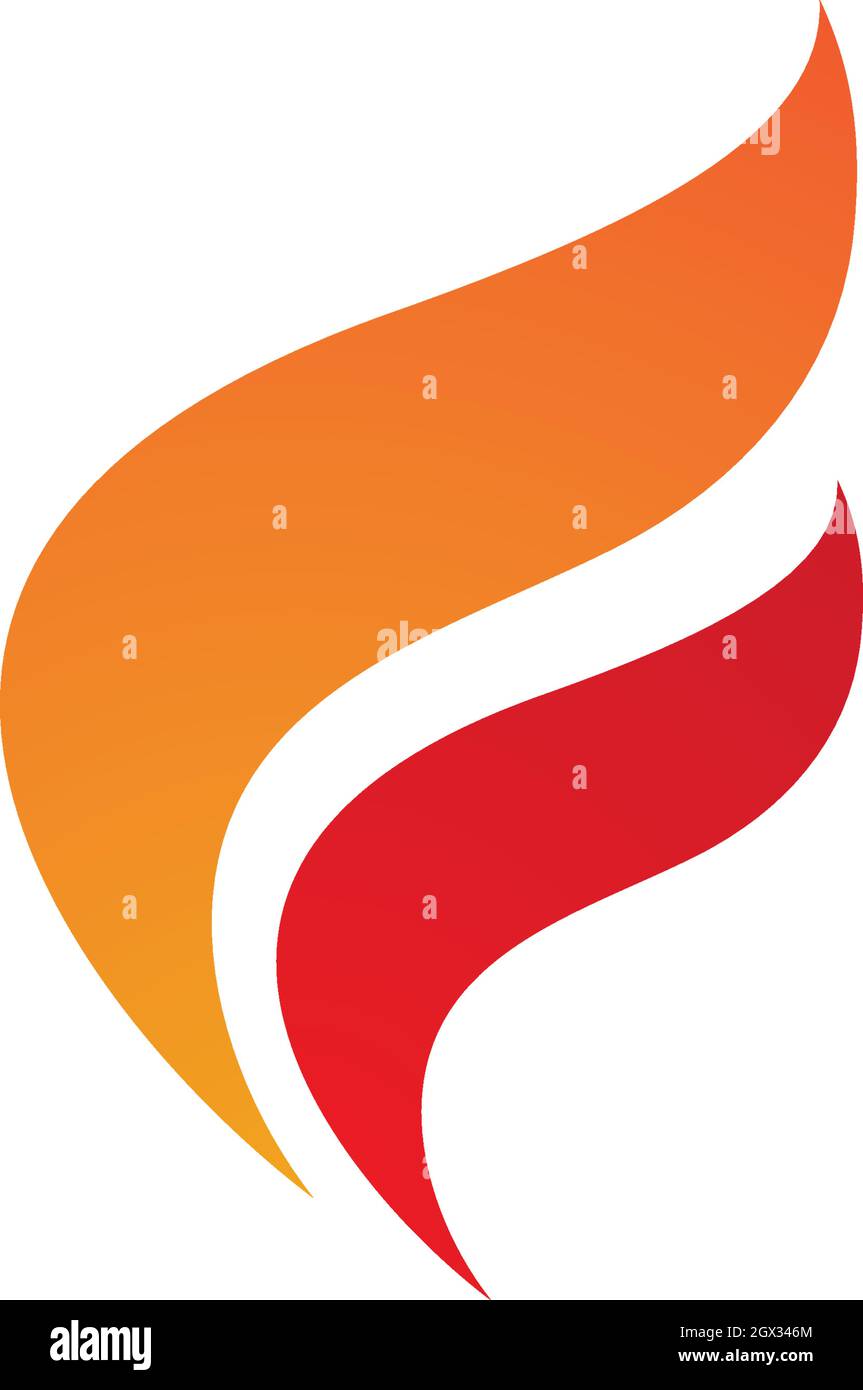Fire flame Logo Template vector icon Oil, gas and energy logo concept ...