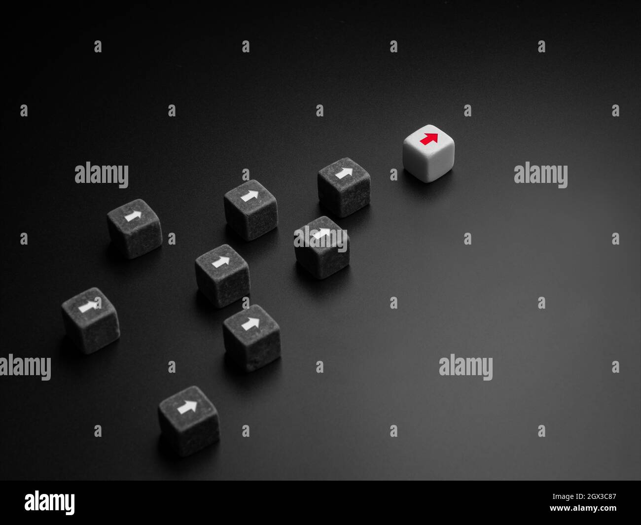 Leadership concept, manager, CEO, Influencer, opinion leader, and