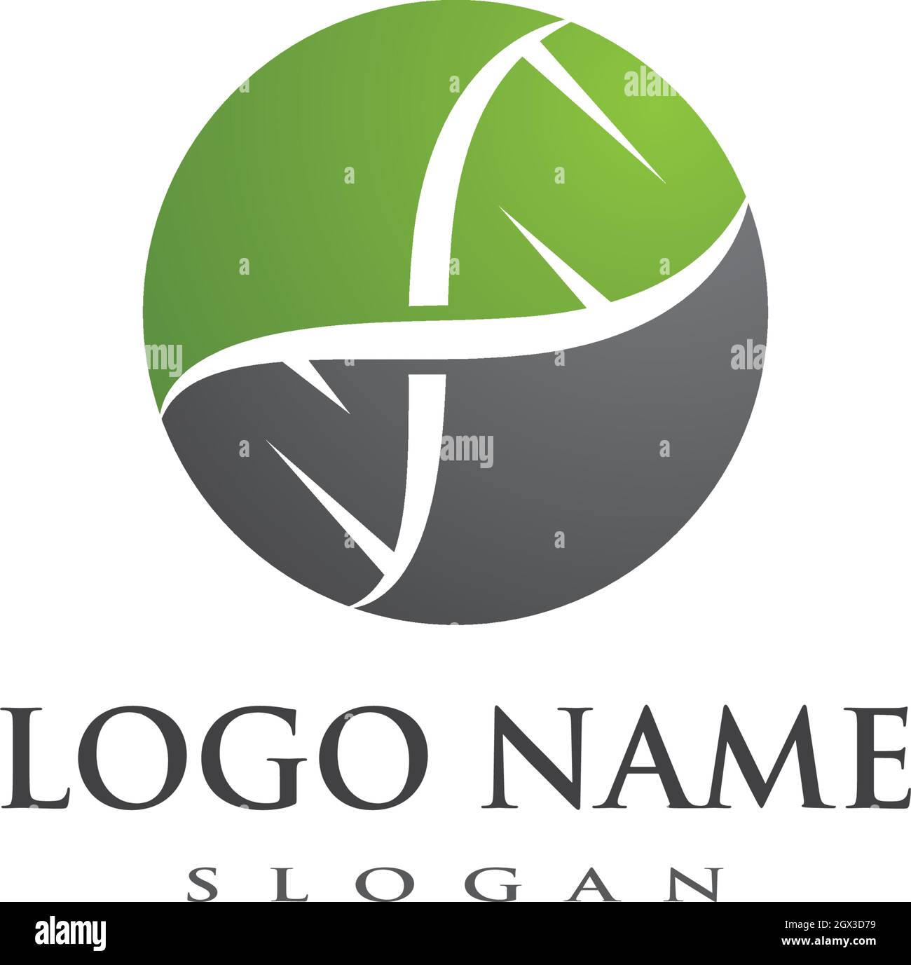 DNA logo vector icon template Stock Vector Image & Art - Alamy